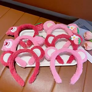 NICE CHILD Bando Karakter Beruang Stroberi & Bondu Cosplay Motif Bear Ears
