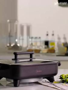 Beauty （Midea） Electric Hot Pot   Electric Frying Pan Household Multifunctional Electric Rice Cooker Braising Roasting Hot Pot Integrated Electric Heating Electric Caldron 6L  Hot Pot Non-Stick Fish Roasting Pot DY3030Easy101