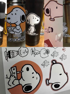 Miếng Dán Chống Thấm Nước Hình Hoạt Hình Cổ Điển Cho Máy Tính Xách Tay Và Hộp Đựng Thuốc