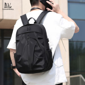LouisWill Mini Backpack Mens Portable Backpack Waterproof Large Capacity Backpack Multi-function Lightweight Backpack Casual Backpackfor Men