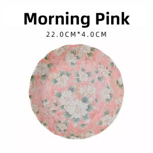 Mino Yaki | Original Design Magnolia Underglaze Ceramic Plate