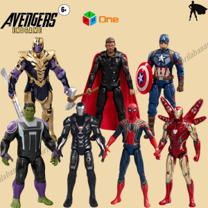 Mainan Action Figure Avengers Ironman Hulk War Machine Captain Amerika Spiderman Thor Thanos Zd Toys