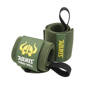 AOLIKES 1 Pair Wristband Wrist Support Brace Straps Extra Strength Weight Lifting Wrist Wraps Bandage Fitness Gym Training
