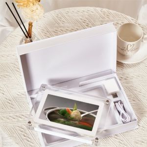 5/7/10.1in Album Video Akrilik Transparan Kado Anniversary - Motion Video Frame Gift -Kado Video Frame - Kado Untuk Pasangan Pacar Teman Sahabat Kamu - Hadiah Ulang Tahun - Hadiah Hari Valentine Bingkai Foto Video