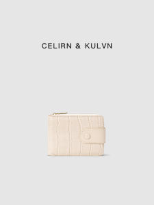 กระเป๋าใส่บัตรผู้หญิง CelirnKulvn หนังวัวสุดหรู ป้องกันแม่เหล็ก กระเป๋าใส่บัตรเดินทาง ใบขับขี่ เอกลักษณ์ของบุคคล กระเป๋าใส่บัตรแบบพกพาสำหรับผู้หญิง