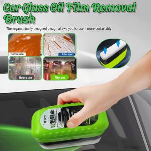 Car Glass Oil Film Removal Brush Auto Windshield Oil Film Cleaner Watermark Remover Tools强力去油污玻璃擦