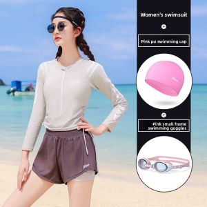XTEP | Conservative Slimming Swimwear for Women Sleeve Length Long Piece