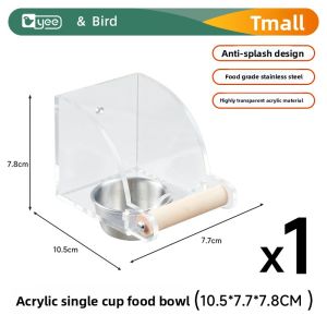 Yee | Anti-Splash Stainless Steel Bird Feeder