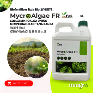 FAS Agri MycroAlgae FR (5L) Bio Organic Fertilizer Microalgae Revitalize Soil Root Growth Stimulant Baja Bio Mikroalga Pertumbuhan Akar Pemulihan Tanah