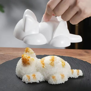 Anglebabylife công cụ sushi dễ thương khuôn mẫu onigiri mèo hình động vật Sushi trẻ em khoai tây nghiền gạo bí ngô nghiền đồ làm bánh nướng Nhật Bản dụng cụ nhà bếp