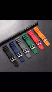 20mm 22mm Silicone Strap For Rolex SUBMARINER for Seiko SKX007 SRP777J1 for Casio Sport Watchband Waterproof Diving Bracelet