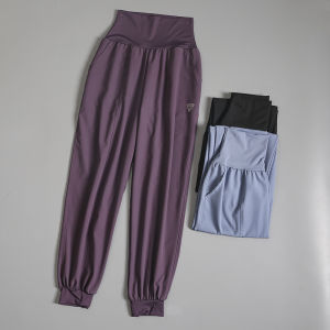Sports Autumn Loose Quick-Drying Running Fitness Pants Casual Harem Bloomers Jogger Pants High Waist Yoga Pants Children