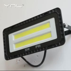 YnL | Đèn Pha LED 220V IP66 Chống Nước 200W 100W 50W Chiếu Sáng Sân Vườn Ngoài Trời Đèn Chiếu Cảnh Quan COB