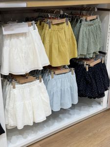 Princess Style Girls Summer Skort Short Skirt Short Pants Breathable Thin Cotton Cake Skirt Childrens Anti-Light Exposure
