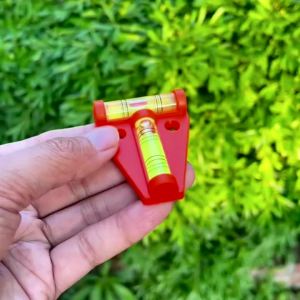 EELHOE | ●2Pcs Mini T Type Spirit Level Measurement Instrument Triangular Level T-type Spirit Bubble Shell Plastic Measuring Tools
