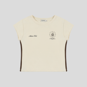 GOOD BAI | Round Neck Color Blocked T-Shirt