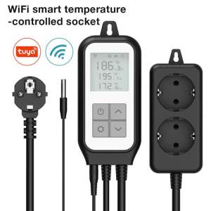 Tuya WiFi Temperature Controller Socket EOP20 Smart Thermostat Switch Heating Cooling Thermometer Regulator for Incubation
