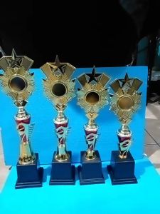 Piala Lomba Juara 1 2 3 4 (N0.01 BODY MERAH RASER) \"costum\" FREE STICKER (BOLEH satuan)TERMASUK SETICKER DAN FREE DESIGN