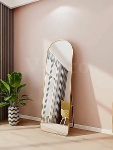 Full Body Mirror With Stand Vanity Mirror Whole Body Mirror Floor Simple Long Mirror Wall Mounted Mirror For Bedroom Living Room