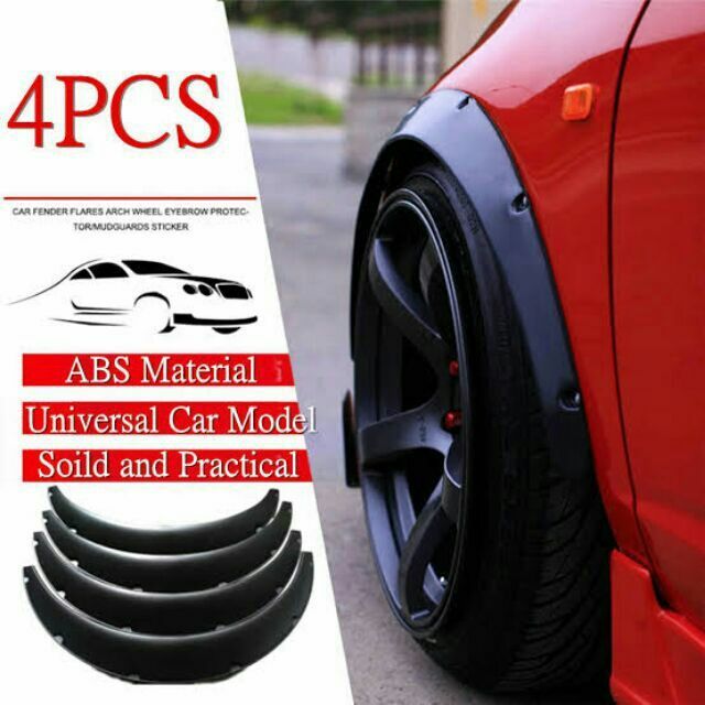 Fender Flare with SCREW Stainless Universal High Quality ABS Fender