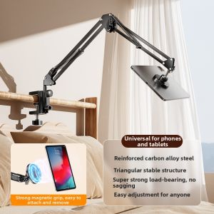 JIAHUACAI | Magnetic 360-Degree Rotatable Bed Desk Arm Support Stand Multi-Function