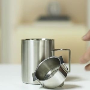 Stainless Steel Folding Ear Filter Cup No Filter Paper Easy to Carry and Clean Funnel Outdoor Camping Coffee Utensils
