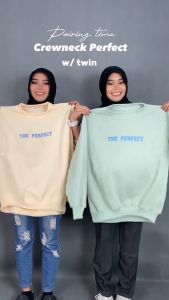 Sweater Crewneck Pria Wanita The Perfect Oversize Fleece