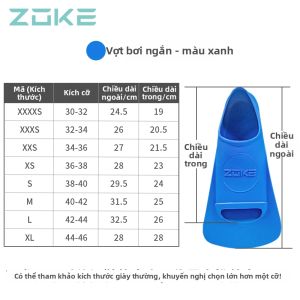 ZOKE | Vây Bơi Chuyên Nghiệp cho Người Lớn và Trẻ Em
