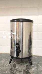 milk tea bucket Dispenser Termos air panas / dingin - dispenser stainless stell water tank