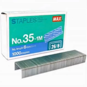 Max Staple Wire No.35-1M | 1000 Staples Per Box | For Max HD-50 HD-50R HD-50F HD-50DF HD-35L | 3 box