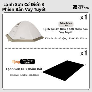 Mobi Garden | Lều Chuyên Nghiệp Chống Thấm Nước Dễ Mang Theo cho Đi Bộ và Cắm Trại