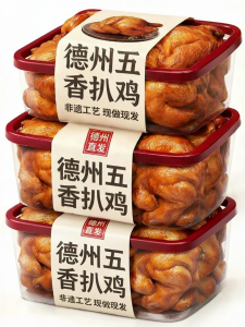 KUOBAOWU | Pepper and Numbed Roast Chicken Whole Vacuum-Packed Ready-to-Eat