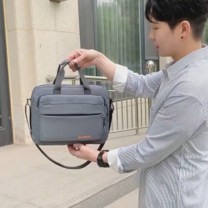 Middle-Aged Mens Fashion Shoulder Bag Multifunctional Small Backpack Crossbody Handbag File Business Casual Briefcase