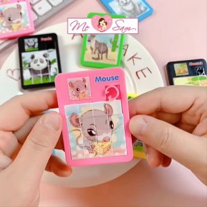 Trượt xếp hình đồ chơi phát triển trí tuệ tư duy nhiều màu sắc Shop Mẹ Sam