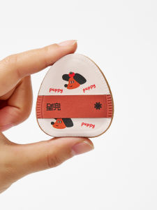 Star Pocket Small Cafe NBR Powder Puff Super Soft Makeup Sponge Block Cotton Candy Powder Puff สำหรับแป้งฝุ่นและอายแชโดว์