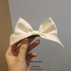 Phụ Kiện Tóc Dễ Thương Cho Bé Gái Có Nút Thắt Bướm Hình Khối Màu Đen Đa Năng Fairy Tail Clip Tóc Màu Đỏ Clip Tóc Mái Lệch Cho Bé Gái