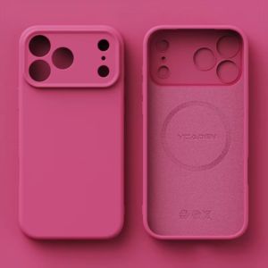 szhaiyu | For Magsafe Magnetic ShockProof Protective Phone Case For iPhone 17 Pro Max 16 15 14 13 12 Silicone Plain Back Cover