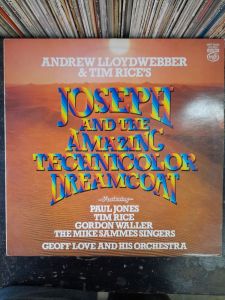 แผ่นเสียง Vinyl Lp 33 rpm สภาพดี ตรวจสอบแล้วมีลองฟัง ANDREW LLOYDWWEBBBER&TIM RICES JOSEPH AND THE AMAZING TECHNICOLOR DREAMCOAT
