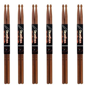 SLADE GB-08 1 Pair 5A Drumsticks Mahogany Drum Sticks Drum Mallets Professional Percussion Musical Instrument Parts & Accessory