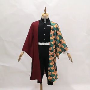 【Manila Ship】Giyuu Costume Anime Demon Slayer Cosplay Tanjirou Kimetsu No Yaiba Kochou Clothes
