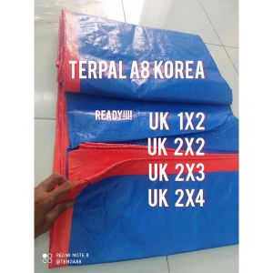 TERPAL A8 UK 1X2 2X2 2X3 2X4 2x5 2x6 BAHAN KOREA TEBAL SIAP PAKAI