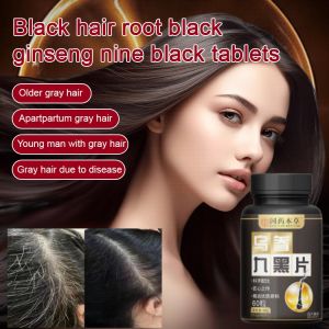 [White Hair Turns Black] Herbal Extracts From Wushen Tablets Are Brewed Nourish The Scalp Hair Care Black Hair Tablets Hair Strengthening Anti-hair Loss Health Care Products Nourishing Scalp