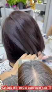 Thuốc nhuộm tóc bạc VYPRO màu thời trang ĂN BẠC 100% không dính da dầumùi cực thơm hair forever