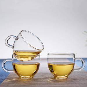 MEISITEKEKE | Borosilicate Glass Transparent Teacup with Handle