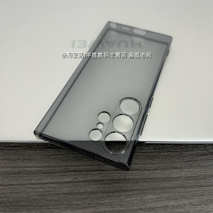 เคสโทรศัพท์มือถือเหมาะสำหรับ Samsung s24ultra S24 + เคสป้องกันแบบใสสีดำกึ่งโปร่งแสงเคสนิ่มซิลิโคนหุ้มทั้งเครื่องกันกระแทกขอบโค้งมนบางเฉียบแบบใหม่ใช้ได้ทั้งชายและหญิงสำหรับ S24 S24