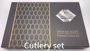Stock Cutlery Set 24 Pieces Silver Color 24 Pcs JC ELise