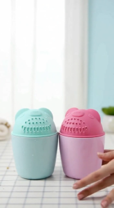 Kids Shampoo Cup - YoYoAnakCare Baby Shower Head with Cartoon Design No Tears Bath Cup for Toddlers