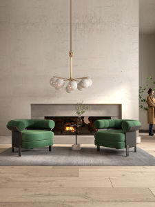 Scandinavian Style Single Designer Sofa for Living Room