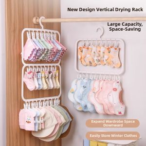 Plastic Sock Organizer & Dryer Rack for Babies & Kids