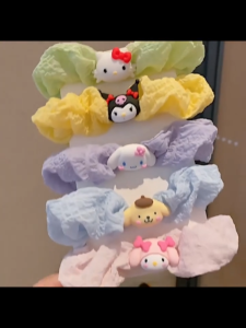 Loppy Hair Tie Hair Rope Hair Ring Hair Accessories Woman Kids Cute Cartoon